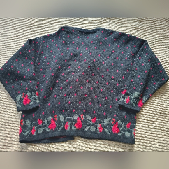 Vintage Floral Cardigan Sweater - Picture 2 of 8